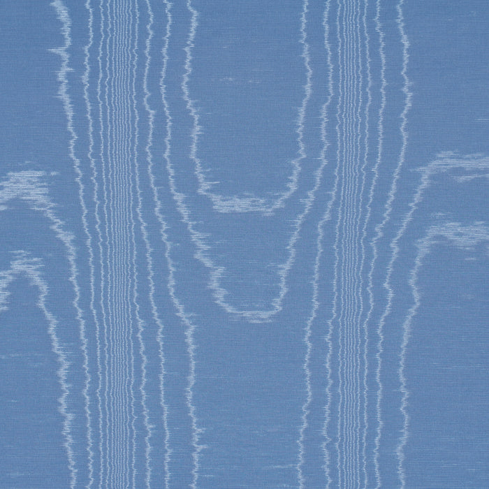 Schumacher Washington Moire Cobalt Fabric 87102