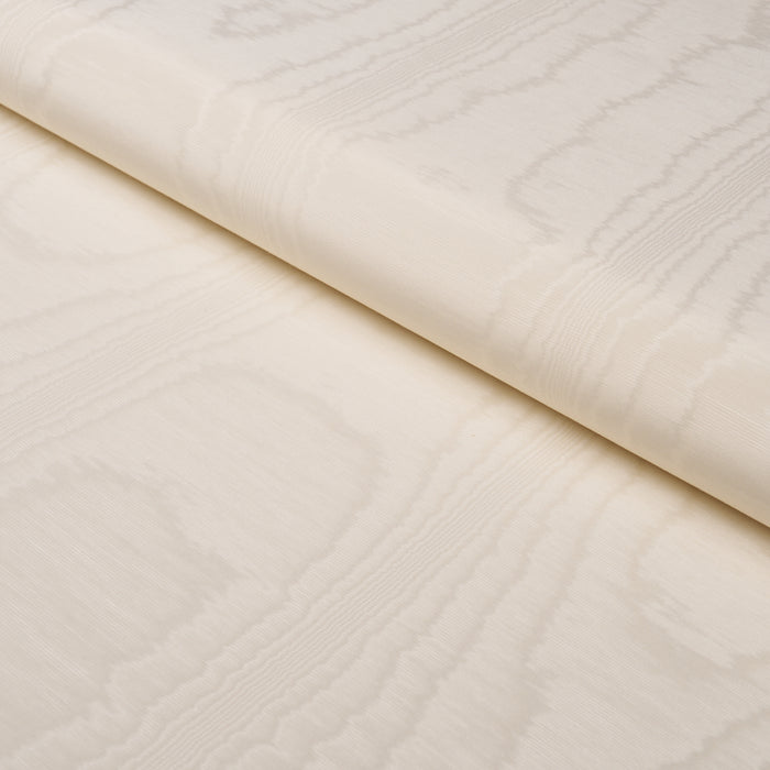 Schumacher Washington Moire Ivory Fabric 87103