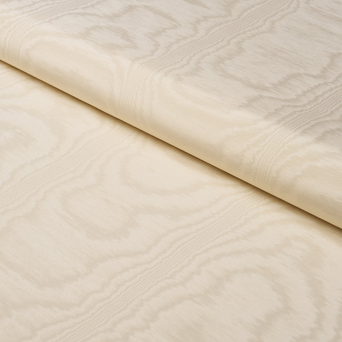 Schumacher Washington Moire Vanilla Fabric 87104
