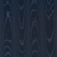 Schumacher Washington Moire Navy Fabric 87105