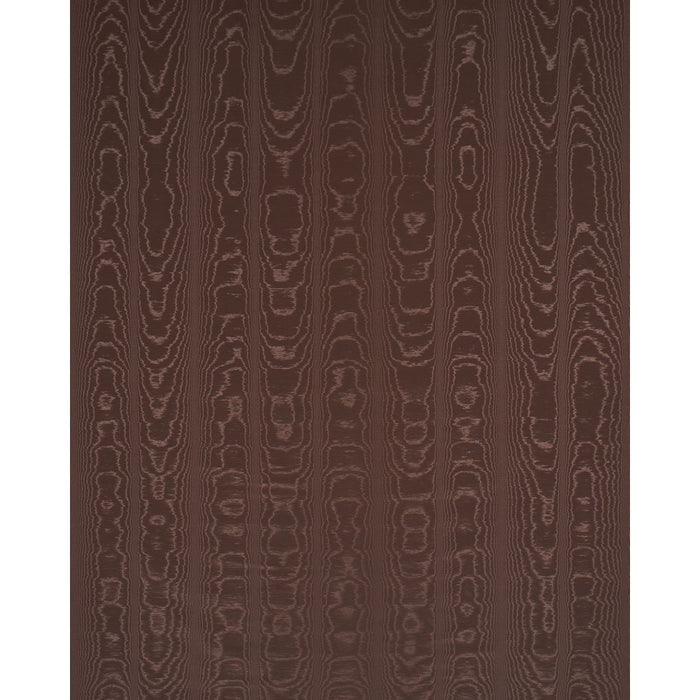 Schumacher Washington Moir√Â Brown Fabric Sample 87106
