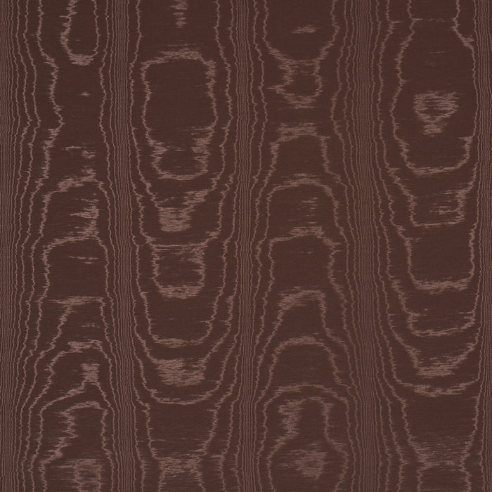 Schumacher Washington Moir√Â Brown Fabric Sample 87106