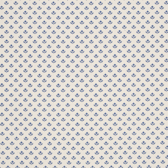 Schumacher Robyn Indigo Fabric 87110