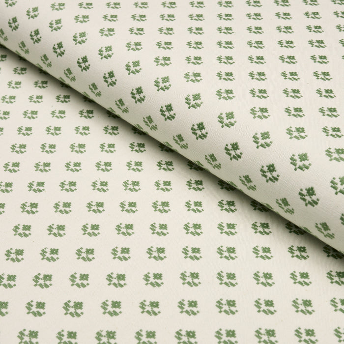 Schumacher Robyn Green Fabric 87111