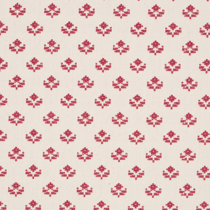 Schumacher Robyn Red Fabric Sample 87112