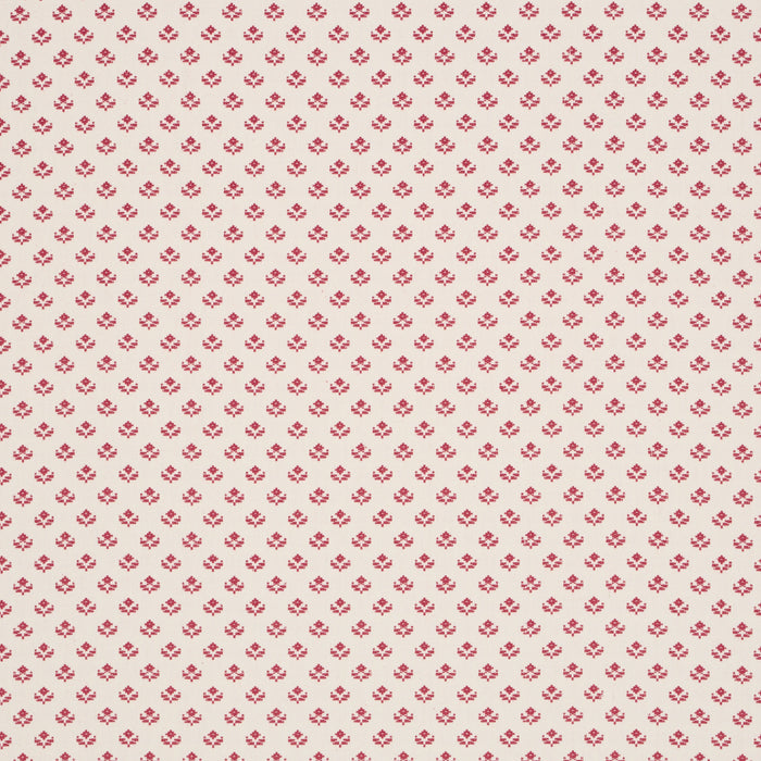 Schumacher Robyn Red Fabric Sample 87112