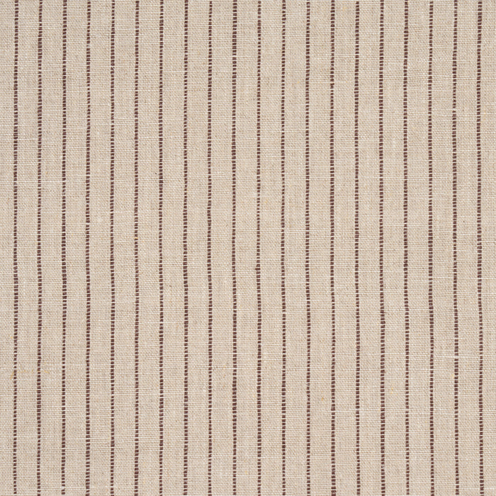 Schumacher Theo Stripe Brown Fabric Sample 87122