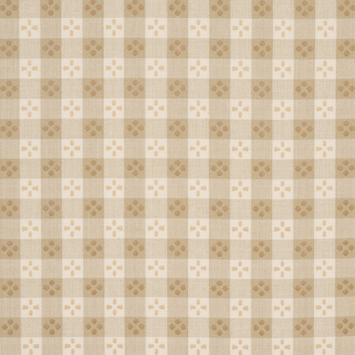 Schumacher Kit Plaid Neutral Fabric Sample 87130