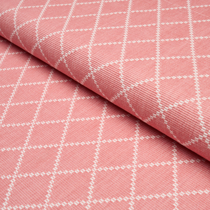 Schumacher Liam Coral Fabric Sample 87172