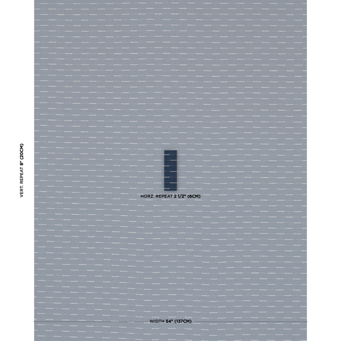 Schumacher Palmer Indigo Fabric 87182