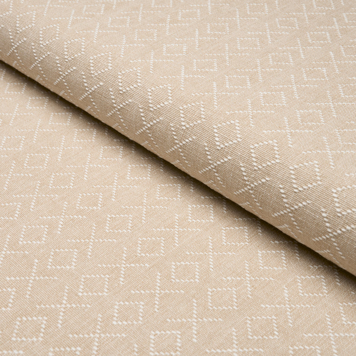 Schumacher Ross Weave Neutral Fabric Sample 87190