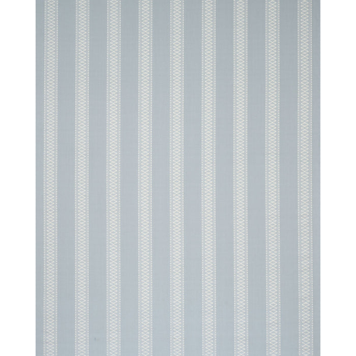Schumacher Shannon Stripe Sky Fabric 87200