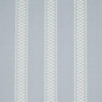 Schumacher Shannon Stripe Sky Fabric 87200