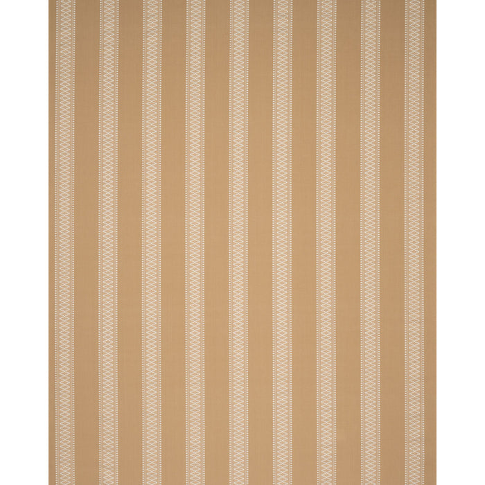Schumacher Shannon Stripe Ochre Fabric Sample 87202