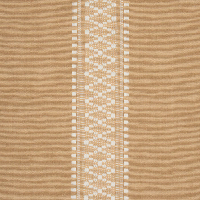 Schumacher Shannon Stripe Ochre Fabric Sample 87202