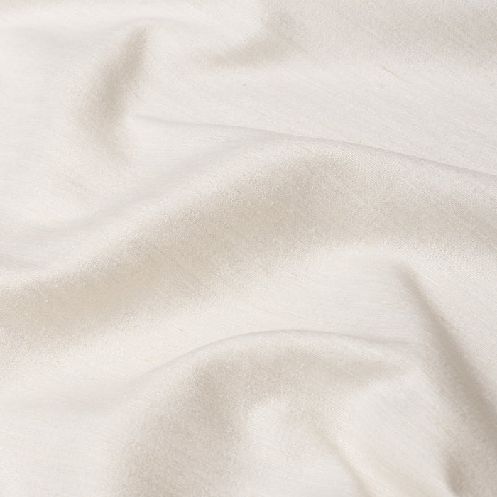 Schumacher Masara Handwoven Silk White Fabric Sample 87220