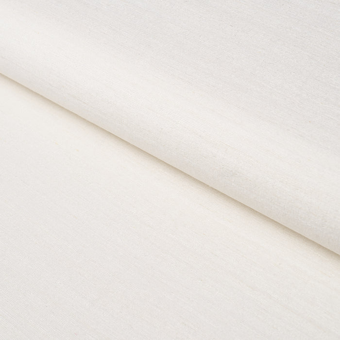 Schumacher Masara Handwoven Silk White Fabric 87220