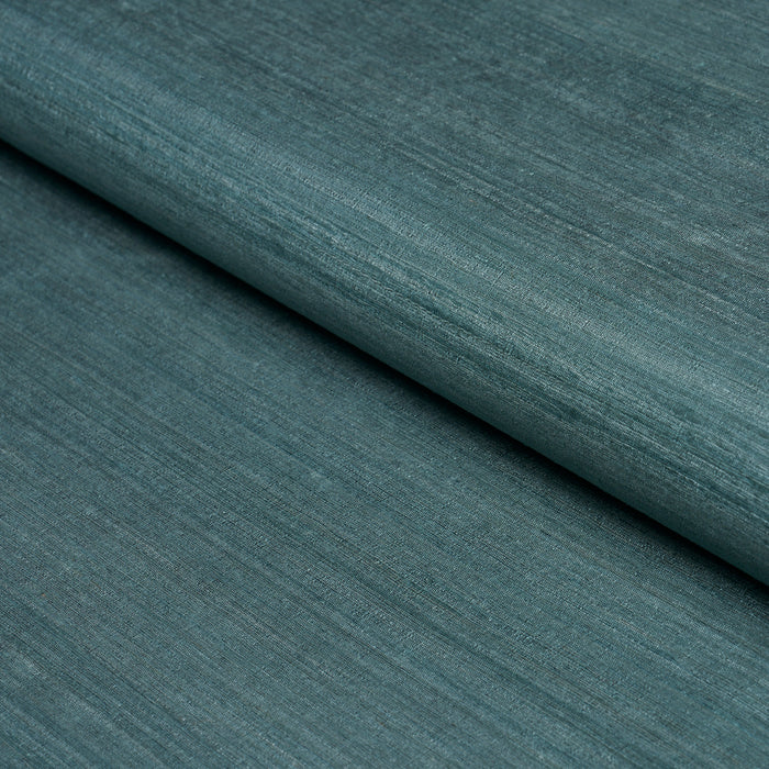 Schumacher Masara Handwoven Silk Petrol Fabric 87226