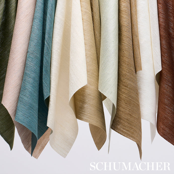Schumacher Masara Handwoven Silk Cognac Fabric 87229