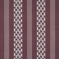 Schumacher Deja Stripe Bordeaux Fabric 87240