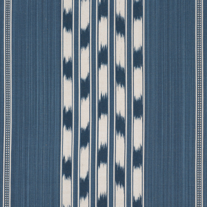 Schumacher Deja Stripe Indigo Fabric Sample 87241