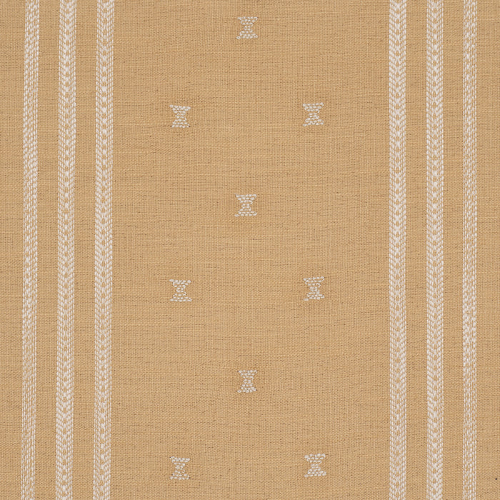 Schumacher Imara Stripe Ochre Fabric Sample 87252