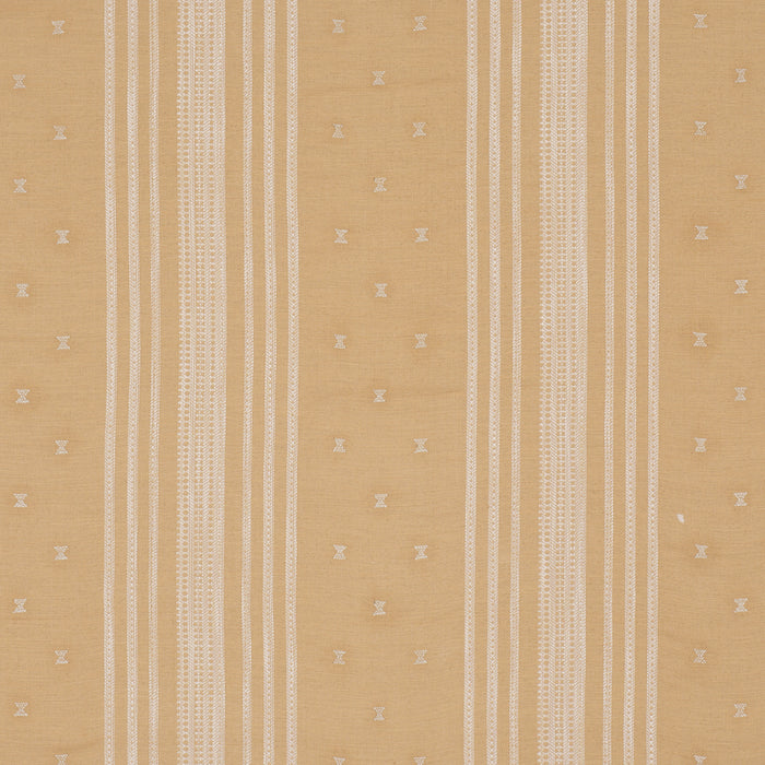 Schumacher Imara Stripe Ochre Fabric 87252
