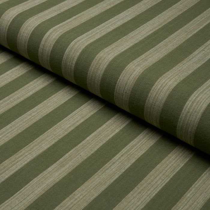 Schumacher Jonah Stripe Green Fabric 87260