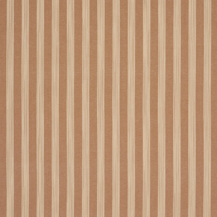 Schumacher Jonah Stripe Ochre Fabric Sample 87261