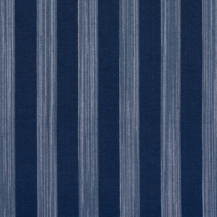 Schumacher Jonah Stripe Indigo Fabric Sample 87262