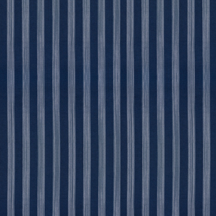 Schumacher Jonah Stripe Indigo Fabric 87262