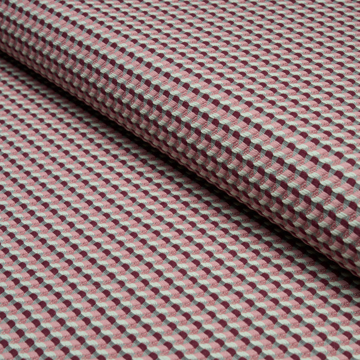 Schumacher Limon Weave Raspberry Fabric Sample 87290