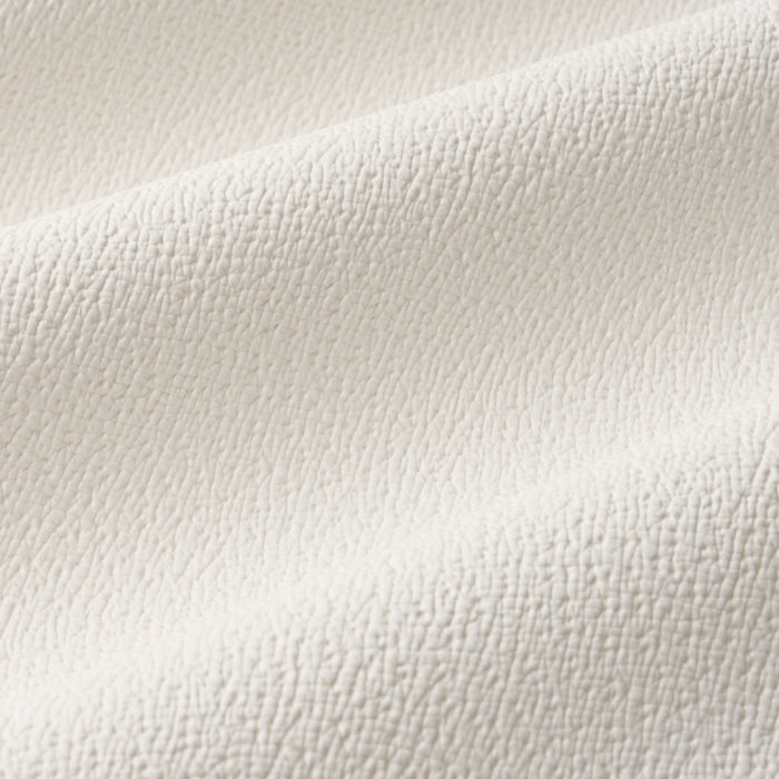 Schumacher Textured Vegan Leather Ivory Fabric 87300