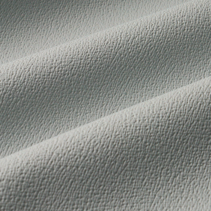 Schumacher Textured Vegan Leather Fog Fabric Sample 87302