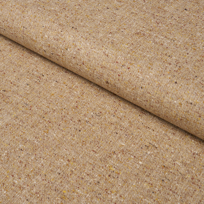 Schumacher Clarke Donegal Wool Blend Beige Fabric Sample 87312