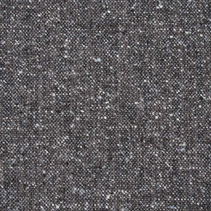 Schumacher Clarke Donegal Wool Blend Dark Grey Fabric Sample 87314