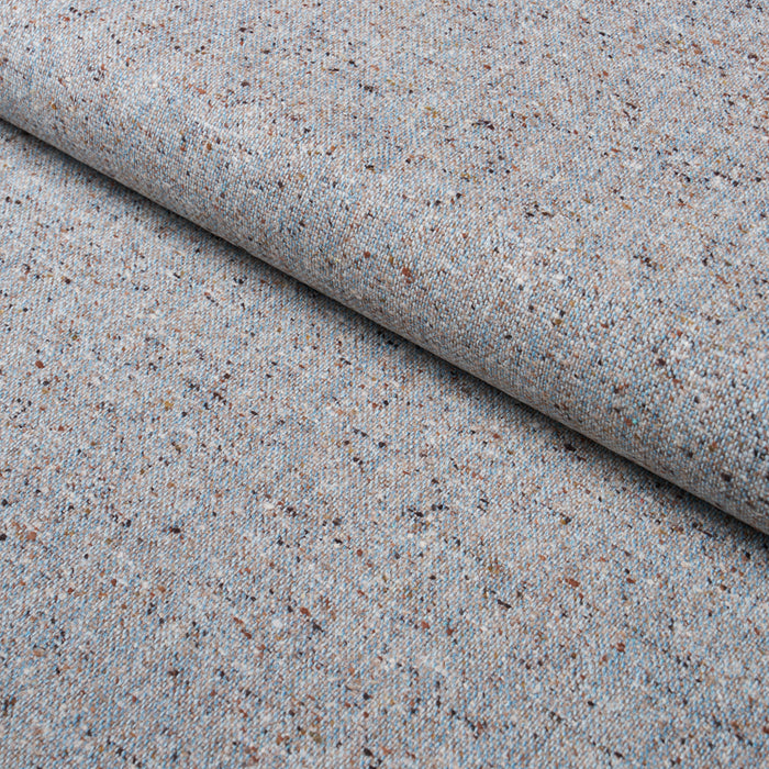 Schumacher Clarke Donegal Wool Blend Light Blue Fabric Sample 87315