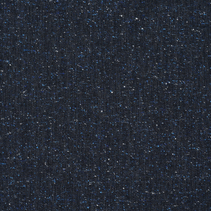 Schumacher Clarke Donegal Wool Blend Navy Fabric 87316