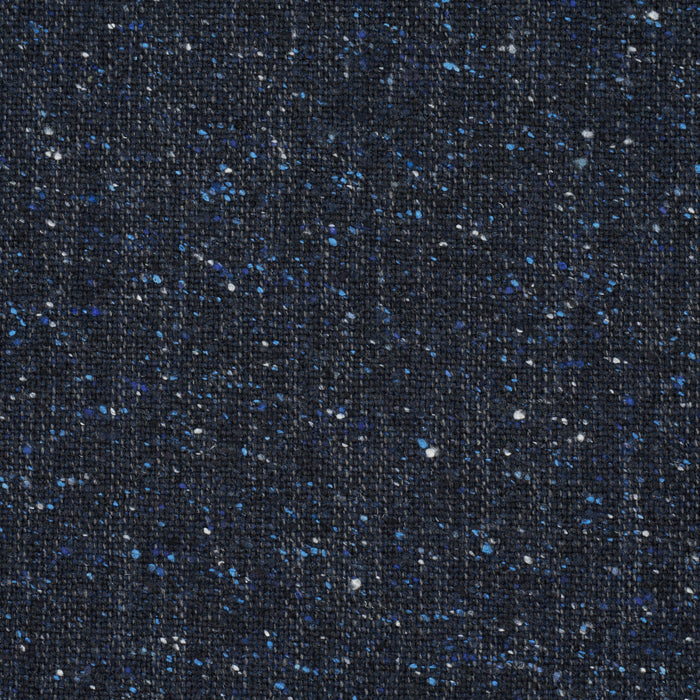 Schumacher Clarke Donegal Wool Blend Navy Fabric 87316