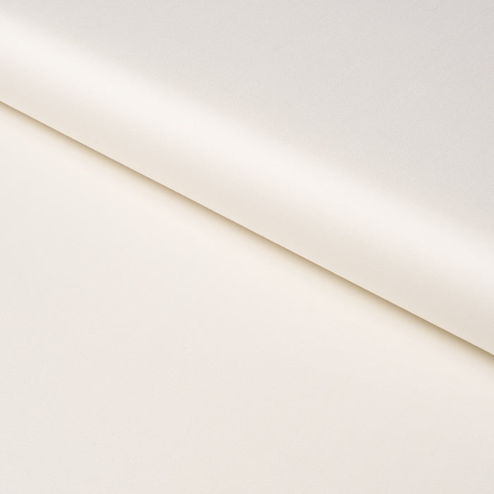 Schumacher Donovan Merino Wool Sateen Ivory Fabric Sample 87320
