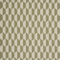 Schumacher Dena Diamond Ikat Performance Green Fabric 87492