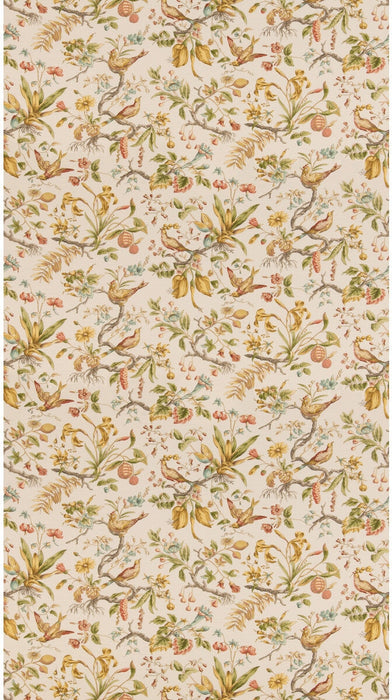 GP & J Baker Kentwell Ochre/Soft Red Fabric BP11118.1.0