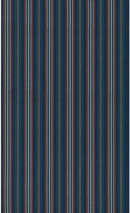 GP & J Baker Rufus Stripe Indigo Fabric BF11115.680.0