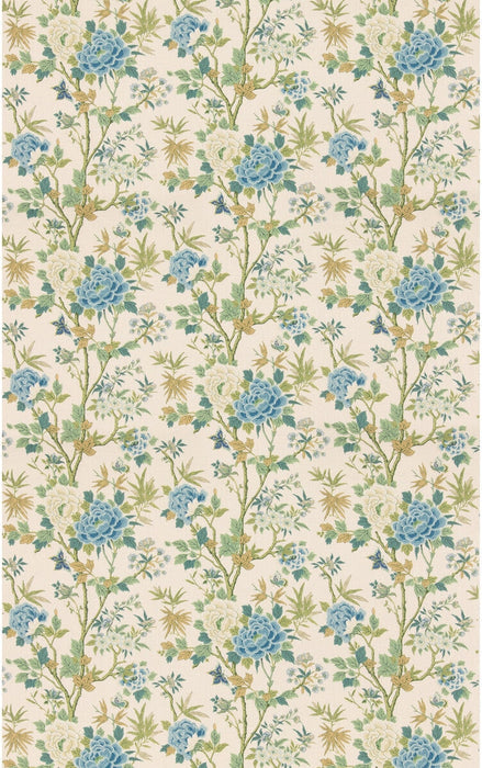 GP & J Baker Canton Blue/Green Fabric BP11119.3.0