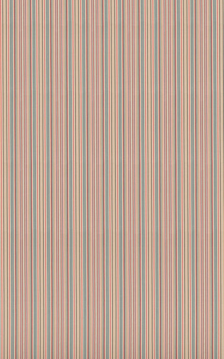 GP & J Baker Luna Stripe Teal/Red Fabric BF11117.2.0