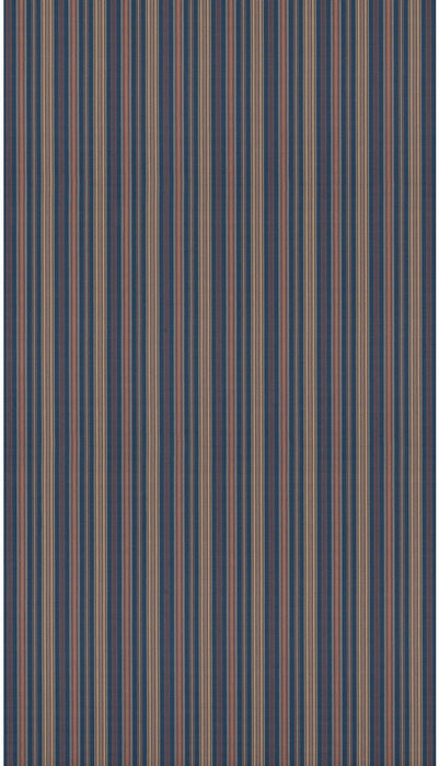 GP & J Baker Penny Stripe Indigo Fabric BF11113.680.0
