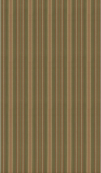 GP & J Baker Symington Stripe Green/Coral Fabric BF11116.6.0