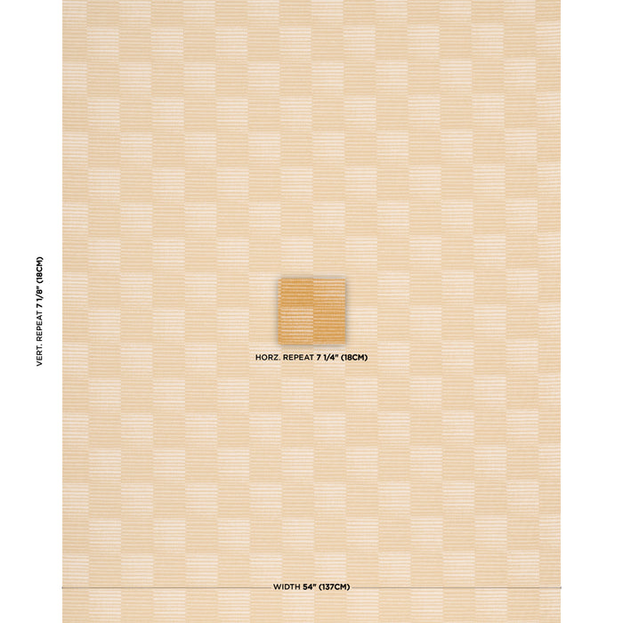 Schumacher Orsi Performance Marigold Fabric Sample 87512