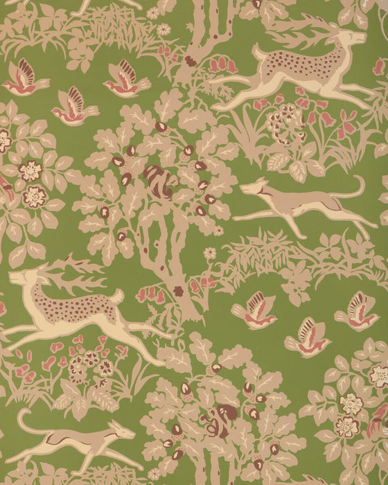 Lee Jofa Mille Fleur Wp Juniper Wallpaper Sample P2017104.317.0