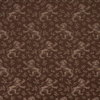 Schumacher Ewan's Beasts Brown Fabric 87542